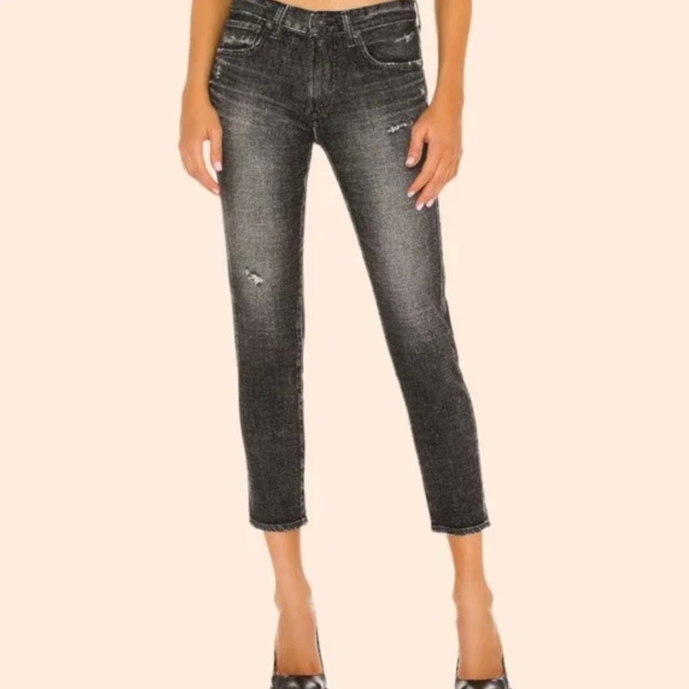 Moussy Vintage Prichard Cropped Skinny Jeans Size 29